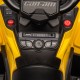 Elektrinis keturratis Quad Can Am Outlander 4x4 800W DK-CA005, geltonas