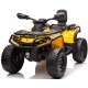 Elektrinis keturratis Quad Can Am Outlander 4x4 800W DK-CA005, geltonas