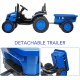 Elektrinis traktorius su priekaba Farmer, Blue