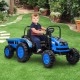 Elektrinis traktorius su priekaba Farmer, Blue