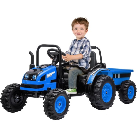 Elektrinis traktorius su priekaba Farmer, Blue