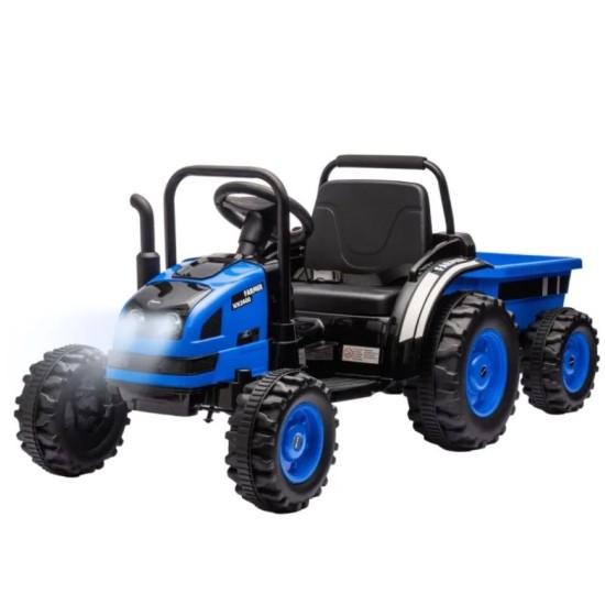 Elektrinis traktorius su priekaba Farmer, Blue