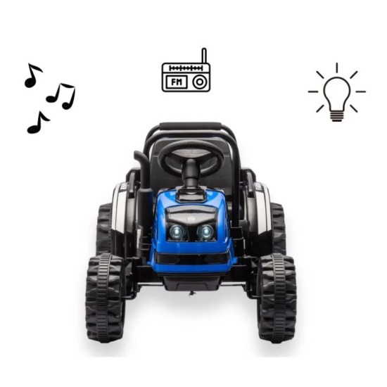 Elektrinis traktorius su priekaba Farmer, Blue