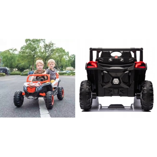 Elektromobilis vaikams Buggy UTV NEL-901 Orange 4x4, oranžinis