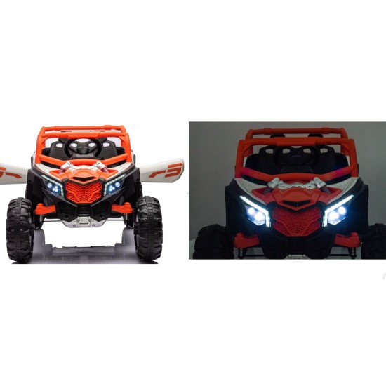 Elektromobilis vaikams Buggy UTV NEL-901 Orange 4x4, oranžinis