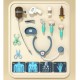 Gydytojos rinkinys su vežimėliu "Medical Cart"