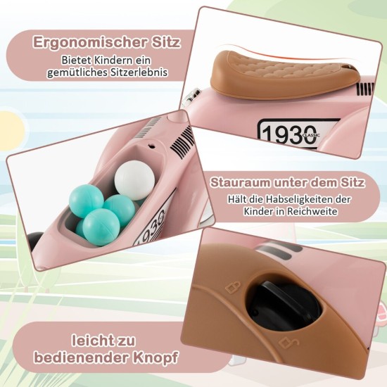 Mašinėlė - stumdukas Classic 1930 Royce, Pink