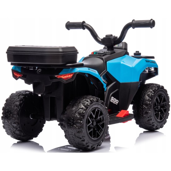 Mėlynas akumuliatorinis keturratis GTS1155