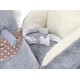 Muzikinis supamas arkliukas 2 in 1, Grey