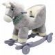 Muzikinis supamas arkliukas 2 in 1, Grey