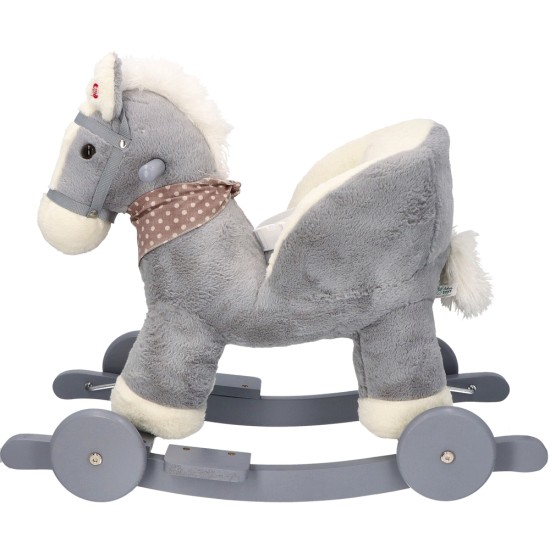 Muzikinis supamas arkliukas 2 in 1, Grey