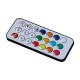 Žaidimų stalas su RGB LED praplėtimu ir kompiuterio laikikliais 120x60x70 cm juodas