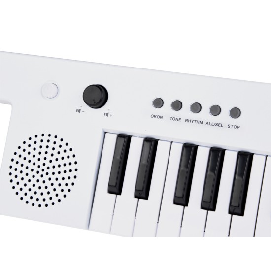 Elektroninis keyboardas vaikams su mikrofonu ir dirželiu, 37 klavišai