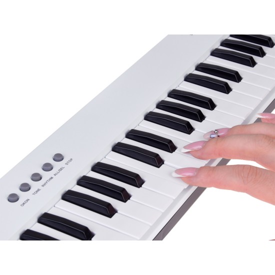 Elektroninis keyboardas vaikams su mikrofonu ir dirželiu, 37 klavišai