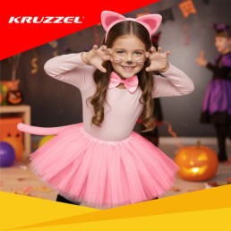 Kačiuko kostiumas – rožinis, 4 dalių