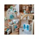 Medinė kosminė stotis – garažas su priedais Tooky Toy TJ903