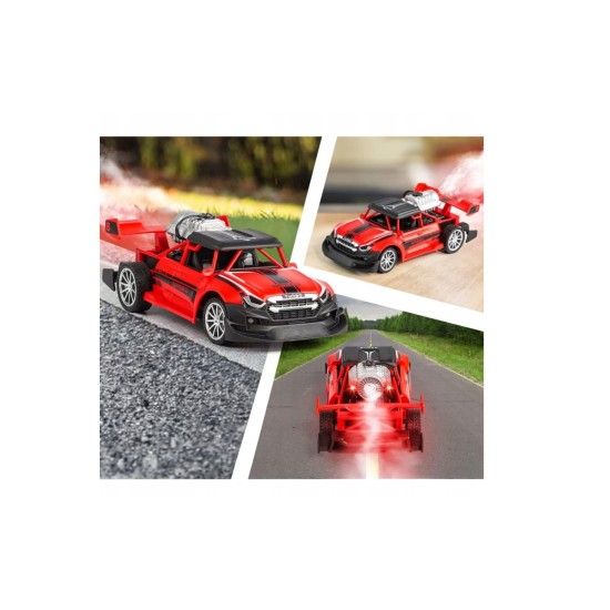RC automobilis 1:20 su šviesomis, garais ir garsu