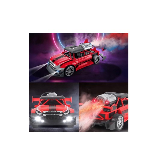 RC automobilis 1:20 su šviesomis, garais ir garsu