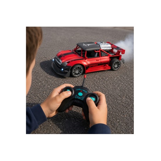 RC automobilis 1:20 su šviesomis, garais ir garsu
