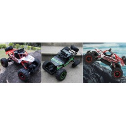 RC automobilis Rock Crawler 1:12 4WD METAL, žalias