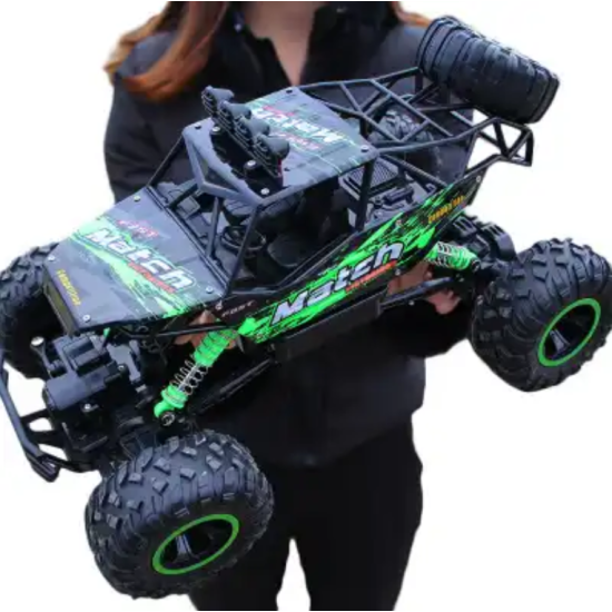 RC automobilis Rock Crawler 1:12 4WD METAL, žalias