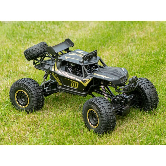 RC automobilis Rock Crawler 2.4GHz 1:8, 51 cm, juodas