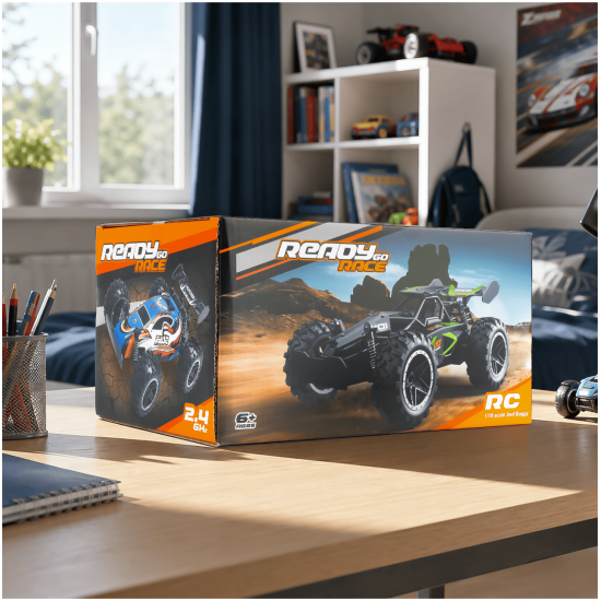 Nuotoliniu būdu valdoma RC mašinėlė Speed Racer SR18, 20 km/h, 2,4 GHz