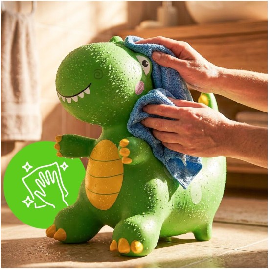 Pripučiamas guminis šokliukas Dinozauras su pompa, 49 cm
