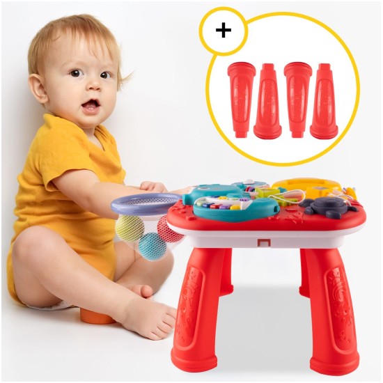 Stumdukas – Lavinimo staliukas 2*1 Ocean red