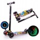 Triratis paspirtukas scooter su Led ratais Graffiti Mix