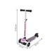 Triratis paspirtukas KRUZZEL RAPID ROSE