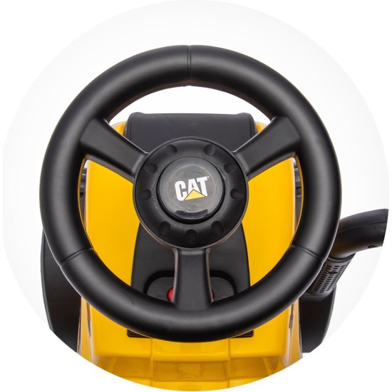 Vaikiškas traktorius su priekaba "CAT" caterpillar 