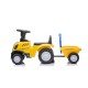 Vaikiškas traktorius su priekaba ir priedais New Holland , geltonas