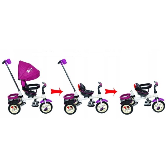 Vaikiškas triratukas TRIKE AIR, Mėlynas