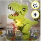 Žaislinė transporto paleidimo priemone su slydimo takeliu Dinozauras kiaušinyje, 2in1