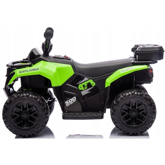 Žalias akumuliatorinis keturratis GTS1155