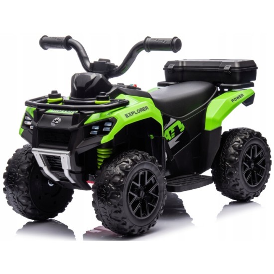 Žalias akumuliatorinis keturratis GTS1155