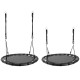 Pakabinamos sūpynės gandro lizdas 100cm / 150kg Black