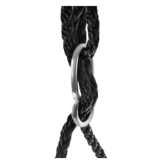 Pakabinamos sūpynės gandro lizdas 100cm / 150kg Black