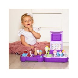 WOOPIE 3 in 1 ledainė, parduotuvėlė ir virtuvėlė lagamine – 62 el.
