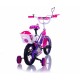 Dviratis MONSTER HIGH 12 (ROŽINIS - VIOLETINIS) 