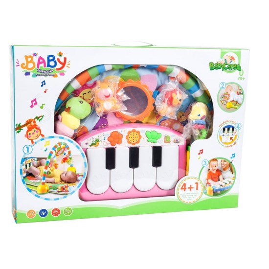 Lavinamasis Kilimėlis Piano Žirafa Mėlynas