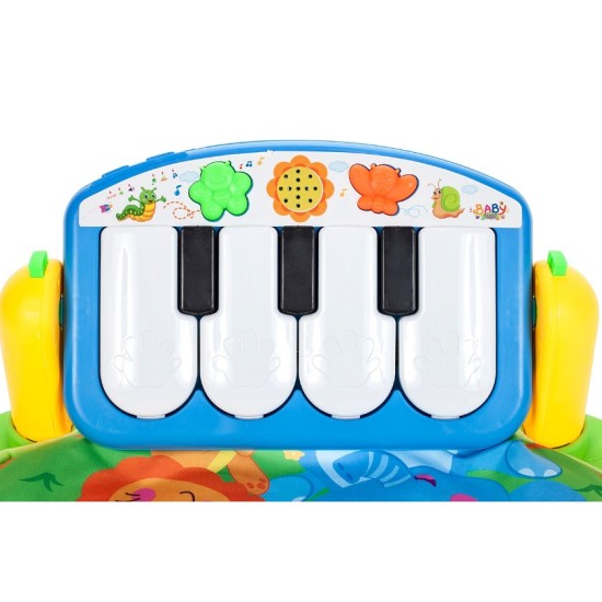 Lavinamasis Kilimėlis Piano Žirafa Mėlynas