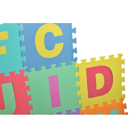 Minkštas Edukacinis Kilimėlis - Dėlionė (Puzzle) 10 raidžių 
