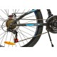 Dviratis MTB MalTrack TARGET 26" SHIMANO (plieninis, mėlyna)