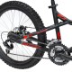 Dviratis 4KIDS Raptor 24" dydis 13,5" (34cm) (aliuminis, juoda/raudona)