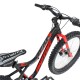 Dviratis 4KIDS Raptor 24" dydis 13,5" (34cm) (aliuminis, juoda/raudona)