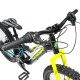 Dviratis 4KIDS Thunder 24" dydis 13,5" (34cm) (aliuminis, juoda / mėlyna / neoninė geltona)