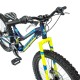 Dviratis 4KIDS Raptor 24" dydis 13,5" (34cm) (aliuminis, mėlyna/žalia)
