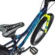 Dviratis 4KIDS Raptor 24" dydis 13,5" (34cm) (aliuminis, mėlyna/žalia)